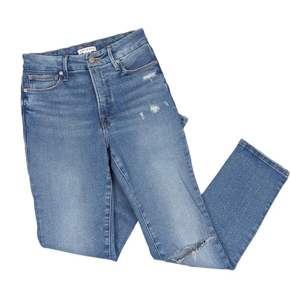 Good American Distressed Jeans - Picture 1 of 7